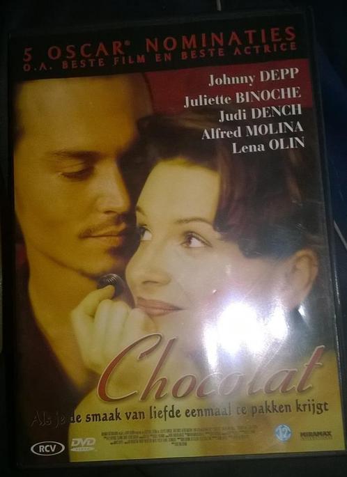 Chocolat [DVD] // Johnny Depp - Juliette Binoche, Cd's en Dvd's, Dvd's | Klassiekers, Zo goed als nieuw, Overige genres, 1980 tot heden