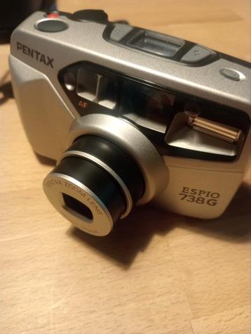 Analoge camera PENTAX ESPIO 738G met nieuwe batterij  beschikbaar voor biedingen
