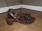 Leder sandalen Trend One / Maat 40, Bruin, Ophalen of Verzenden, Trend One, Zo goed als nieuw