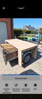 Zware eettafel, Huis en Inrichting, Tafels | Eettafels, Ophalen, 50 tot 100 cm, Zo goed als nieuw, Vijf personen of meer