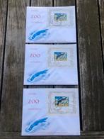 POSTZEGELS afgestempeld ZOO antwerpen 3 verschillend 1965, Postzegels en Munten, Met envelop, Ophalen of Verzenden, Gestempeld