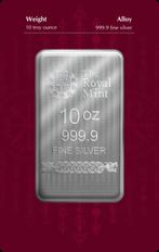 10 oz Silver, Norse God Thor, 10 ounce zilveren baar, Verzenden, Zilver