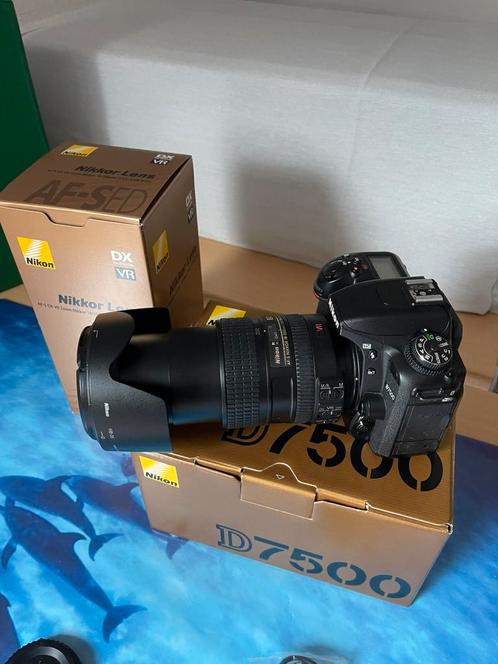 Nikon D7500 + Lens 18-200 mm, Audio, Tv en Foto, Fotocamera's Digitaal, Gebruikt, Nikon, Ophalen