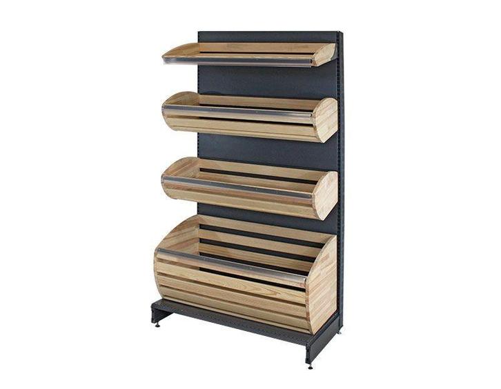 Broodschaprek met Houten Manden, Zakelijke goederen, Kantoor en Winkelinrichting | Apparatuur en Telecommunicatie, Ophalen of Verzenden