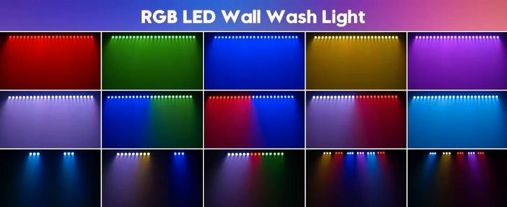 Nieuwe First Class 24 x 20W RGB Led Bar Spot, Muziek en Instrumenten, Licht en Laser, Nieuw, Licht, Geluidgestuurd, Kleur, Stroboscoopeffect