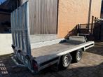 Aanhangwagen / Dieplader dubbel as, Ophalen, Zo goed als nieuw