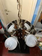 Vintage kroonluchter, Huis en Inrichting, Lampen | Kroonluchters, Ophalen, Zo goed als nieuw, Glas, Modern