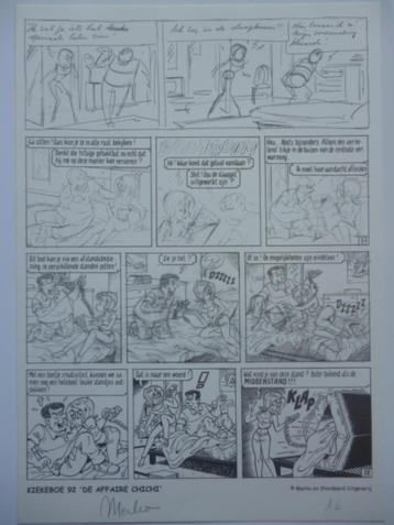 Ex-libris - Kiekeboe - De affaire Chichi - Merho gesigneerd beschikbaar voor biedingen