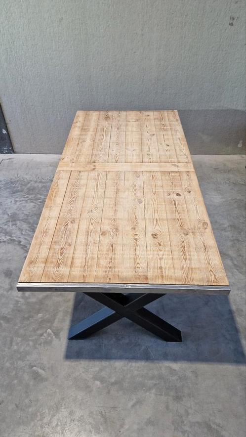 Plateau pour table en bois de récupération, Maison & Meubles, Tables | Tables à manger, Comme neuf, Enlèvement ou Envoi