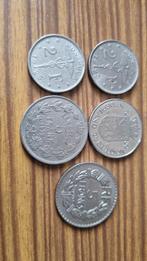 5 oude munten varia, Enlèvement ou Envoi