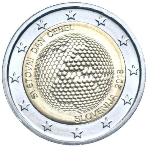 Pièce 2 Euros Slovénie 2018 - Journée mondiale des abeilles, Timbres & Monnaies, Monnaies | Europe | Monnaies euro, Série, 2 euros