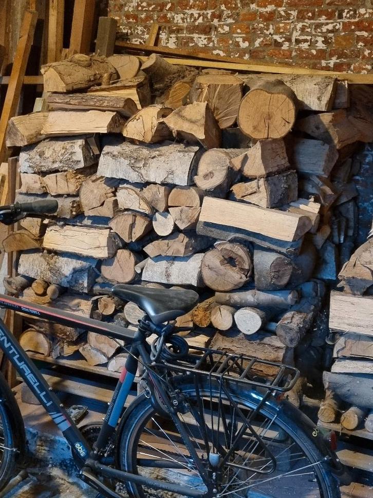 brandhout (mix van verschillende houtsoorten), Tuin en Terras, Brandhout, Blokken, Ophalen