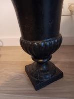 Vaas bloempot in gietijzer 30 cm hoogte, Tuin en Terras, Ophalen