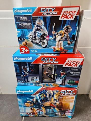 Playmobil City set - 70502 + 70571 + 70908 beschikbaar voor biedingen