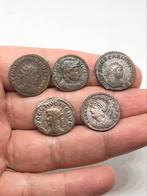 Romeinse munten (Claudius, Carinus, Constantius, Maximinus), Ophalen, Italië, Losse munt