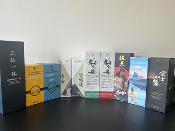 Verschillende whisky’s te koop. beschikbaar voor biedingen