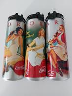Coca-Cola set 3 vintage drinkbussen - Nieuw, Verzamelen, Nieuw, Ophalen of Verzenden, Gebruiksvoorwerp