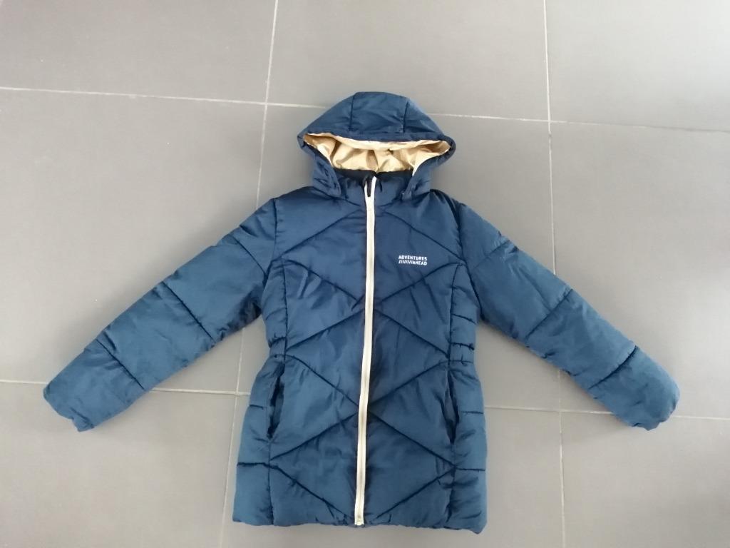 ② blauwe winterjas NAME-IT meisjes 10-11 jaar — Kinderkleding