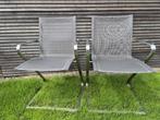 tuinmeubel 6x, Tuin en Terras, Tuinstoelen, Ophalen, Gebruikt, Metaal, Stapelbaar