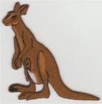 Kangoeroe stoffen opstrijk patch embleem, Verzamelen, Overige Verzamelen, Nieuw, Verzenden