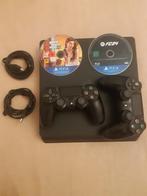 PS4 Slim-console met games, Games en Spelcomputers, Spelcomputers | Sony PlayStation 4, Ophalen, Met 2 controllers, Nieuw, Slim