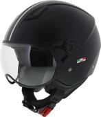 Vito moda jethelm zwart mat smal 55/56, Motoren, Kleding | Motorhelmen, Ophalen of Verzenden, S, Jethelm
