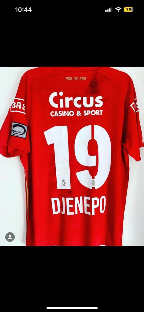 Matchworn Djenepo Standard Liege, Verzamelen, Sportartikelen en Voetbal, Gebruikt, Shirt, Ophalen of Verzenden