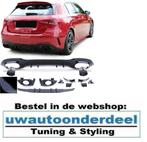 A Klasse W177 A35 AMG Look Uitlaat Sport Diffuser Zwart, Auto diversen, Tuning en Styling, Ophalen of Verzenden