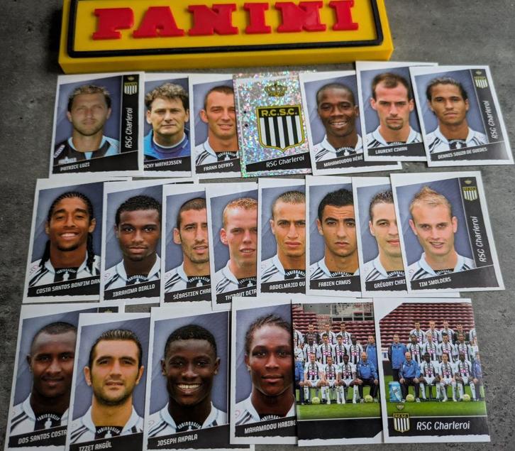 Panini football 2007 SC CHARLEROI  21 voetbal stickers, Hobby en Vrije tijd, Stickers en Plaatjes, Nieuw, Verzenden