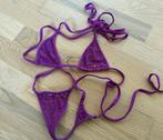 Luxe Paarse string bikini maat S, Ophalen of Verzenden, Zo goed als nieuw, Bikini