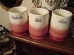 3 Art Deco kruidenpotten., Antiek en Kunst, Ophalen