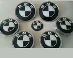 Bmw emblemen set van 7 logo's > zwart wit f15 e60 e90 e39, Auto-onderdelen, Ophalen of Verzenden, Nieuw, BMW