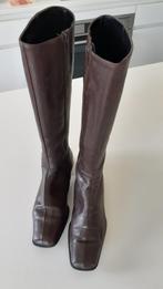 BOTTES HAUTES ITALIENNES POUR FEMMES, Enlèvement ou Envoi, NAPPA  T.  MORA / GOMM, Comme neuf, Brun