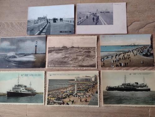 LOT: 8 RETRO POSTKAARTEN OOSTENDE, Verzamelen, Postkaarten | België, Ongelopen, West-Vlaanderen, Ophalen of Verzenden