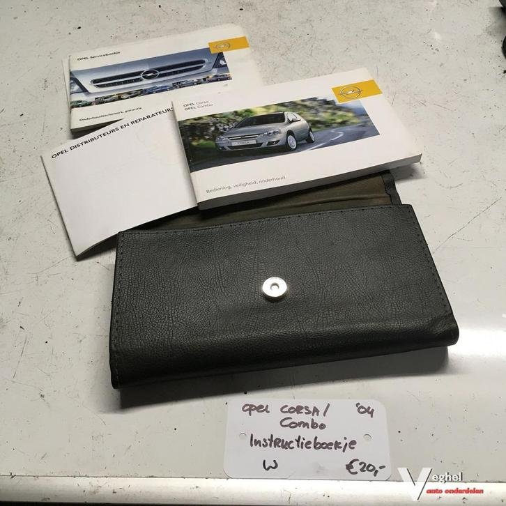 Opel Corsa / Combo 2004  Instructieboekjes, Auto diversen, Handleidingen en Instructieboekjes, Ophalen of Verzenden