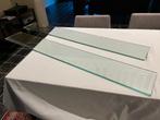2 glazen schabben - legplank 144cm x 20cm x 8mm, Enlèvement, Neuf