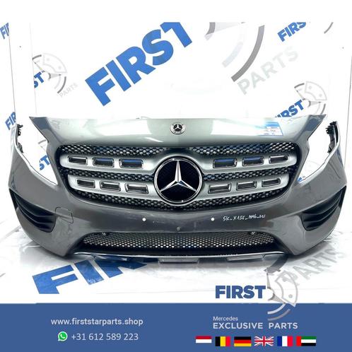 W156 BUMPER GLA FACELIFT AMG VOORBUMPER X156 ZWART WIT GRIJS, Auto-onderdelen, Carrosserie, Bumper, Mercedes-Benz, Voor, Gebruikt