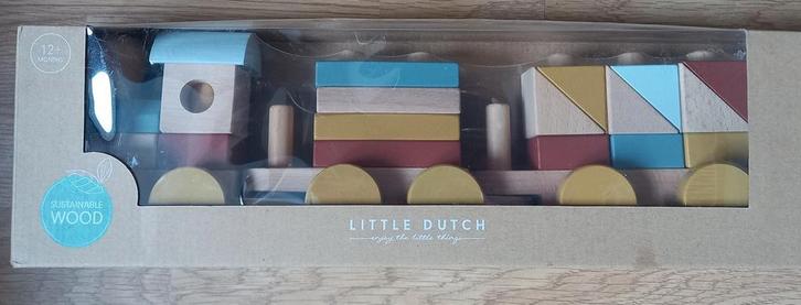 Little Dutch nieuwe houten trein, Kinderen en Baby's, Speelgoed | Bouwstenen, Nieuw, Ophalen