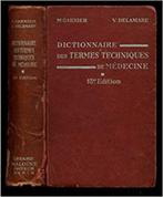 Dictionnaire des termes techniques de médéc Garnier Delamare, Français, Utilisé, Enlèvement ou Envoi
