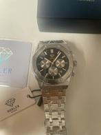 Hodler horloge, Ophalen, Nieuw, Zilver, Polshorloge