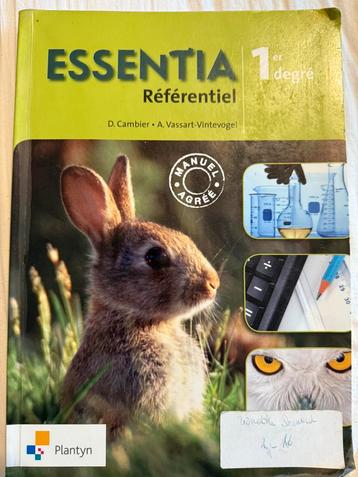 Essentia Référentiel 1er degré  beschikbaar voor biedingen