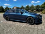 Mercedes-Benz CLA 250 e Shooting Brake (2021) – AMG Line, Auto's, CLA, Zwart, Blauw, Leder en Stof
