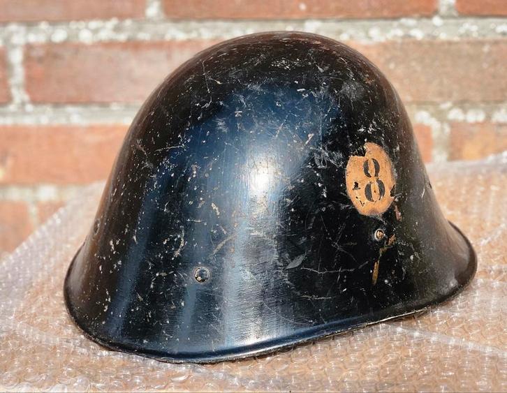 Brandweerhelm brandweer Nederland casque pompier, Verzamelen, Militaria | Algemeen, Ophalen of Verzenden