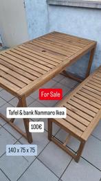 Terras tafel, Tuin en Terras, Tuintafels, Ophalen, Nieuw, Rechthoekig, Teakhout