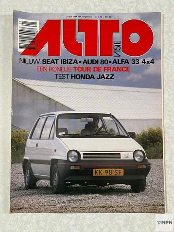 Autovisie Magazine Juli 1984 #15 Seat Audi Alfa Honda Jazz beschikbaar voor biedingen