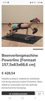 Bodysolid powerline beenverlengmachine, Ophalen, Overige materialen, Overige typen, Zo goed als nieuw