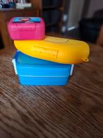 Setje, brooddoos, bananendoos en doosje voor koekjes, Ophalen, Zo goed als nieuw