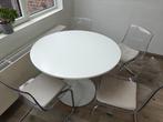 Tafel + 4 Stoelen, Ophalen, Gebruikt, Rond, Modern