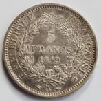 Frankrijk - 5 Francs Hercules Zilver 1849 A, Postzegels en Munten, Frankrijk, Zilver, Ophalen of Verzenden, Losse munt