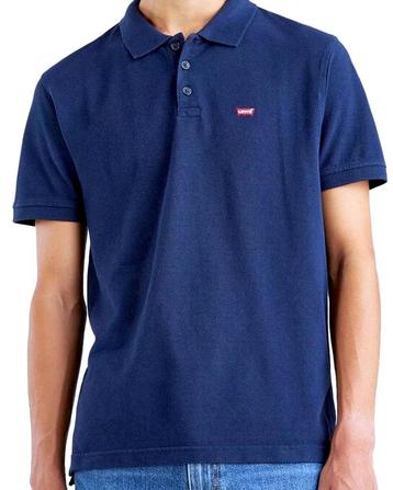 "LEVI'S" Blauwe Polo (L) // Eén Keer Gedragen // Staat Nieuw beschikbaar voor biedingen